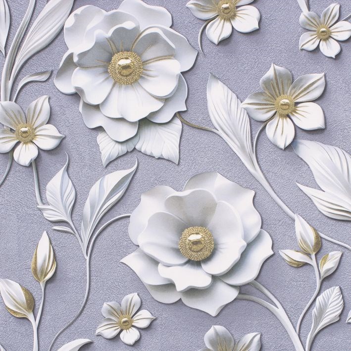 Обои Лепнина 1133-021 бумажные дуплекс 0,53х10м Пермские обои 1133-021