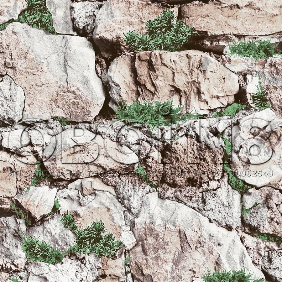 Обои Камни 2 бумажные моющиеся 0,53х10м Брянские обои Камни 2