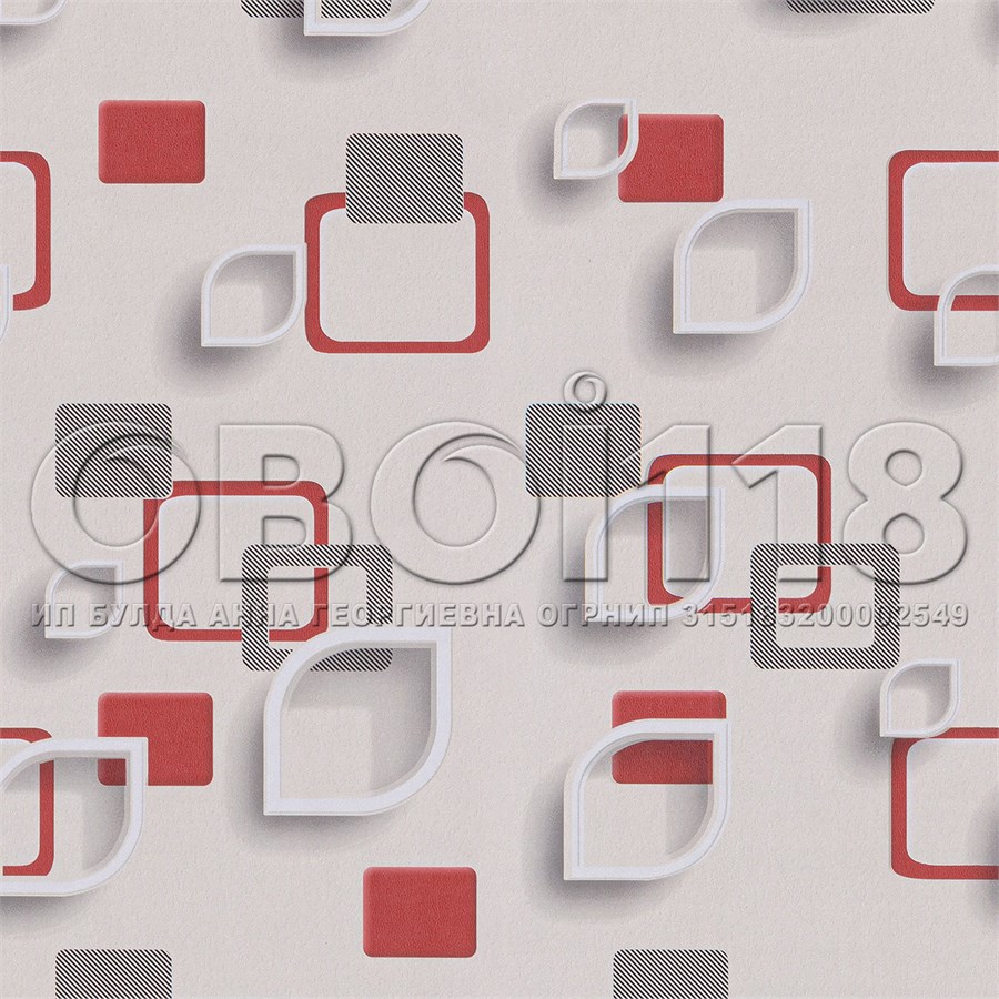 Обои бумажные моющиеся Брянские обои, Геометрия-4, 0,53х10м Геометрия-4