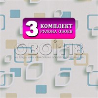 {{photo.Alt || photo.Description || 'Обои бумажные моющиеся Брянские обои, Геометрия-1 (3), 3 шт х (0,53х10м). Комплект 3 рулон'}}