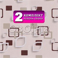 {{photo.Alt || photo.Description || 'Обои бумажные моющиеся Брянские обои, Геометрия-8 (2), 2 шт х (0,53х10м). Комплект 2 рулон'}}