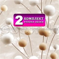 {{photo.Alt || photo.Description || 'Обои бумажные дуплекс 2 шт х (0,53х10м) Бонни 14192 (2) Gomel-FOX. Комплект 2 рулона'}}