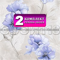 {{photo.Alt || photo.Description || 'Обои бумажные симплекс Gomel-FOX, Мелисса 12936 (2), 2 шт х (0,53х10м). Комплект 2 рулона.'}}