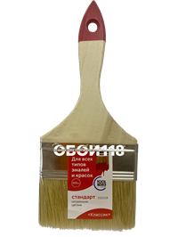 Кисть малярная плоская, 4" (100 мм) , Классик-Стандарт Toolberg 0111116