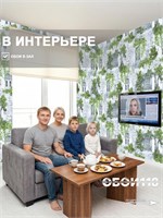 Обои бумажные моющиеся 0,53х10м  Матера 825-01 Саратовские обои 825-01